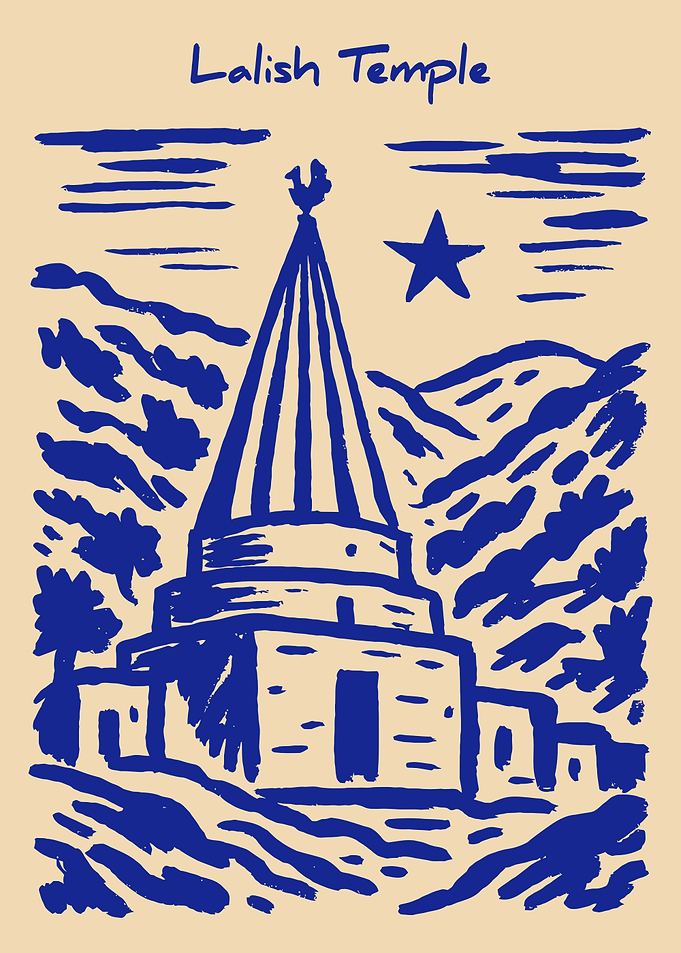 Lalish Temple Illustration