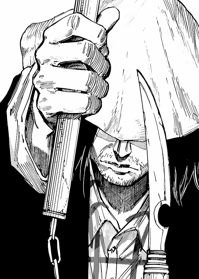 Man with a weapon