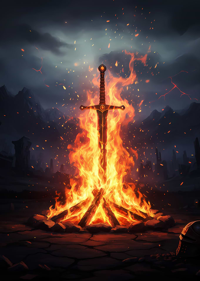 Sword in Bonfire