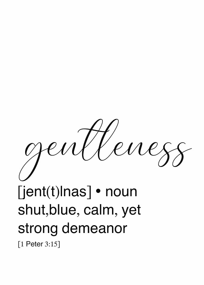 Gentleness Definition Art