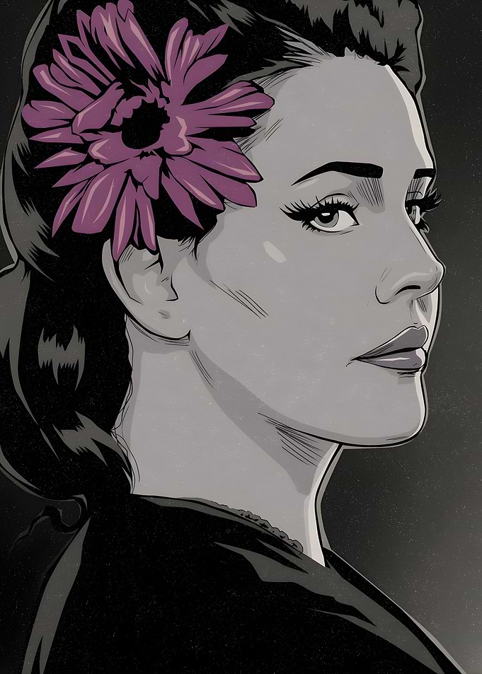 Lana del rey Fanart Poster