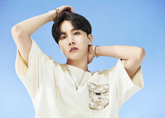 J-Hope of BTS Posing