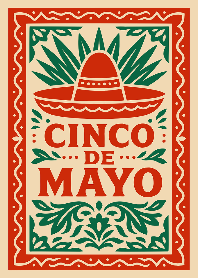 Cinco de Mayo Sombrero and Foliage