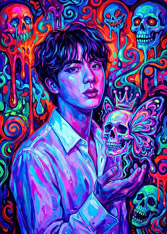 Pop Art Portrait of World Wide Handsome