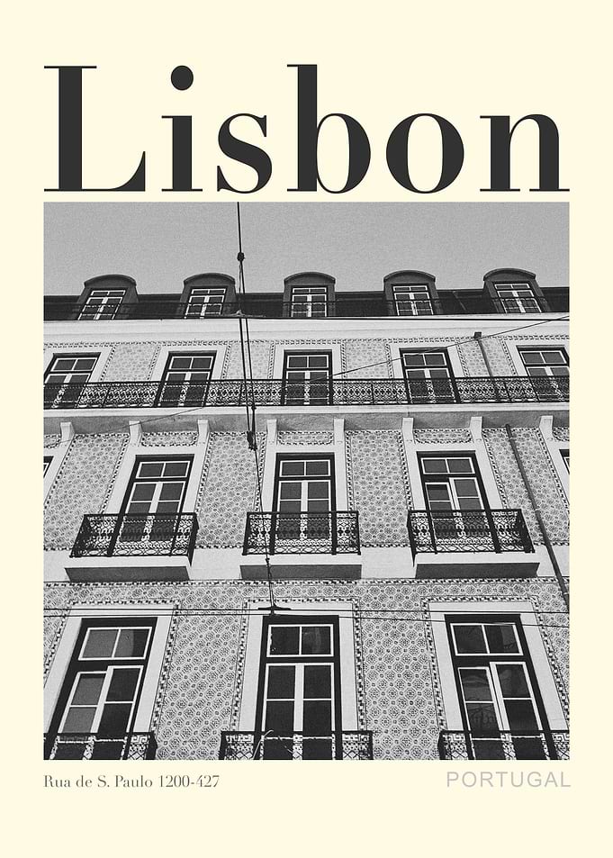 Lisbon Travel Poster
