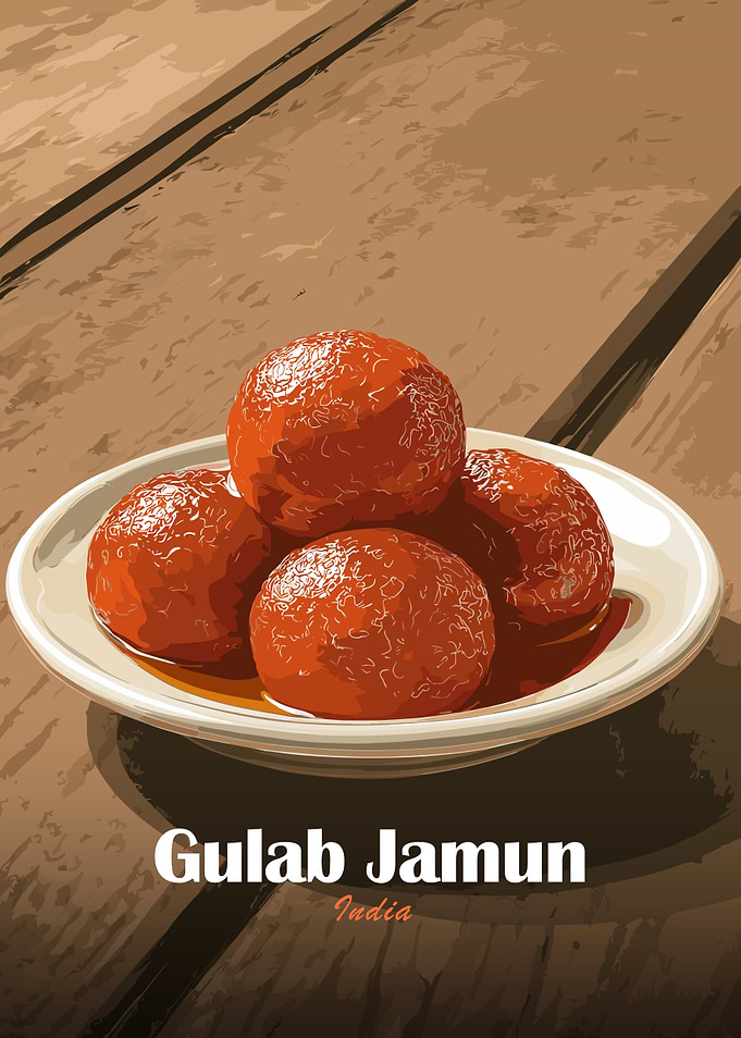 Gulab Jamun Dessert
