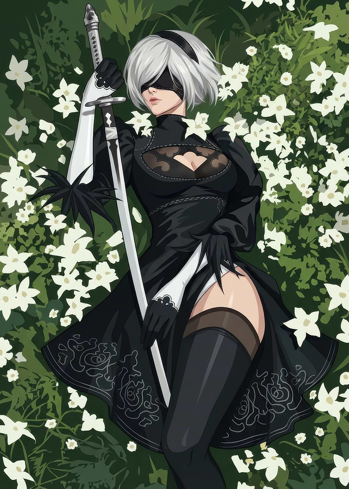 2B in a Field of Flowers