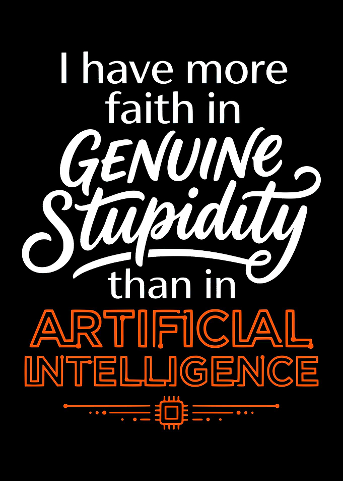 Faith in Genuine Stupidity vs AI