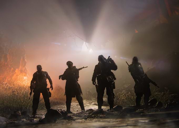 Silhouetted Shadows: The Standoff