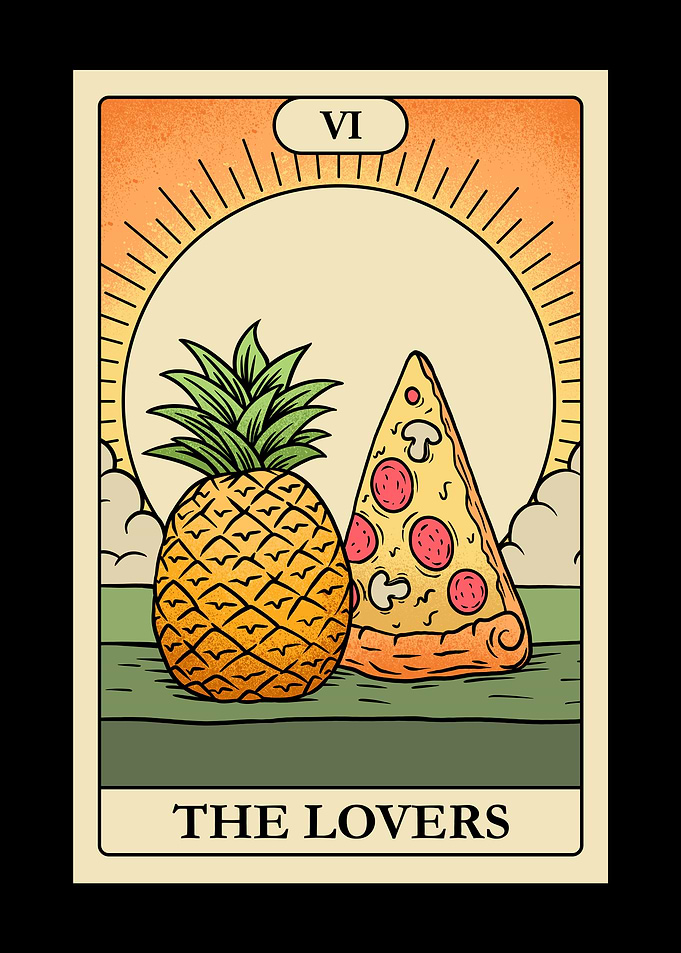 Pizza & Pineapple Unexpected Lovers
