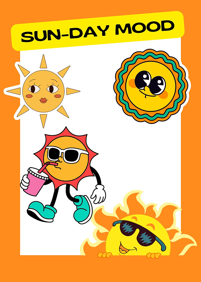 Sun-Day Mood Cartoon