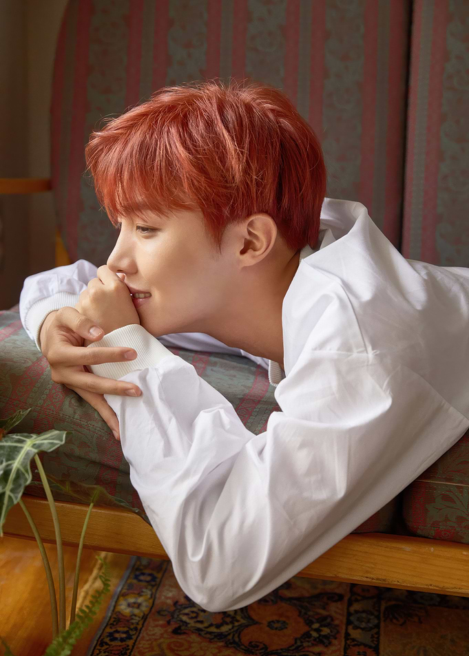 J-Hope of BTS in white shirt