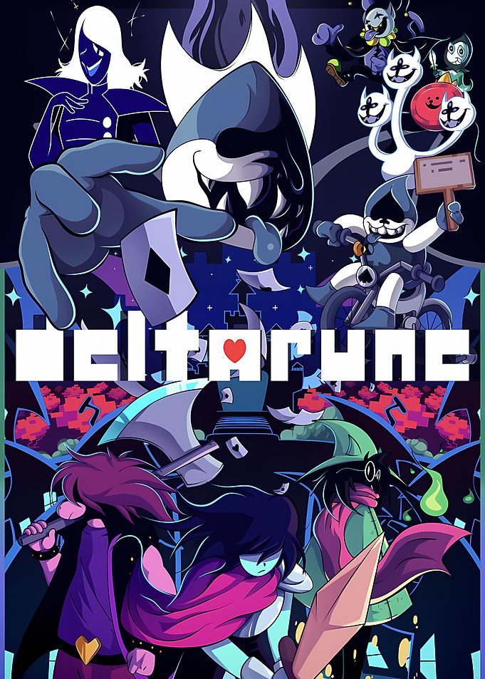 Deltarune Game Poster