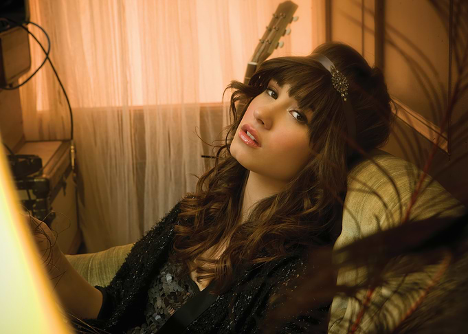 Demi Lovato with Guitar