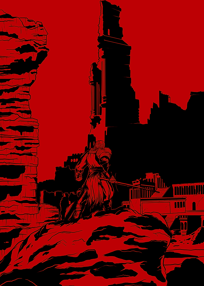 Warrior in Crimson Desert