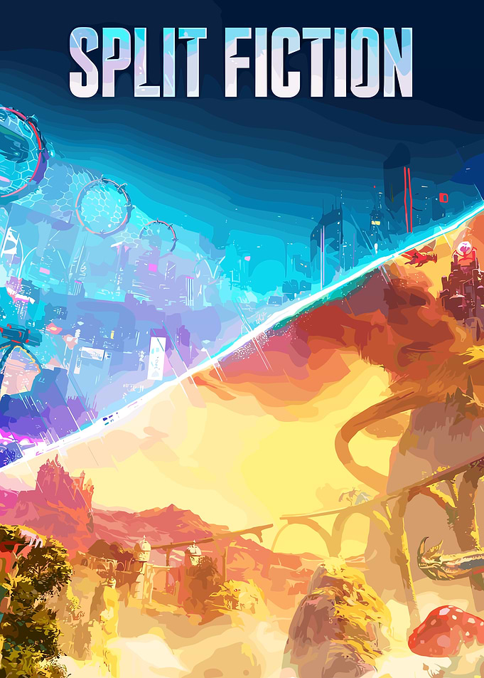 Split Fiction Sci-Fi Art