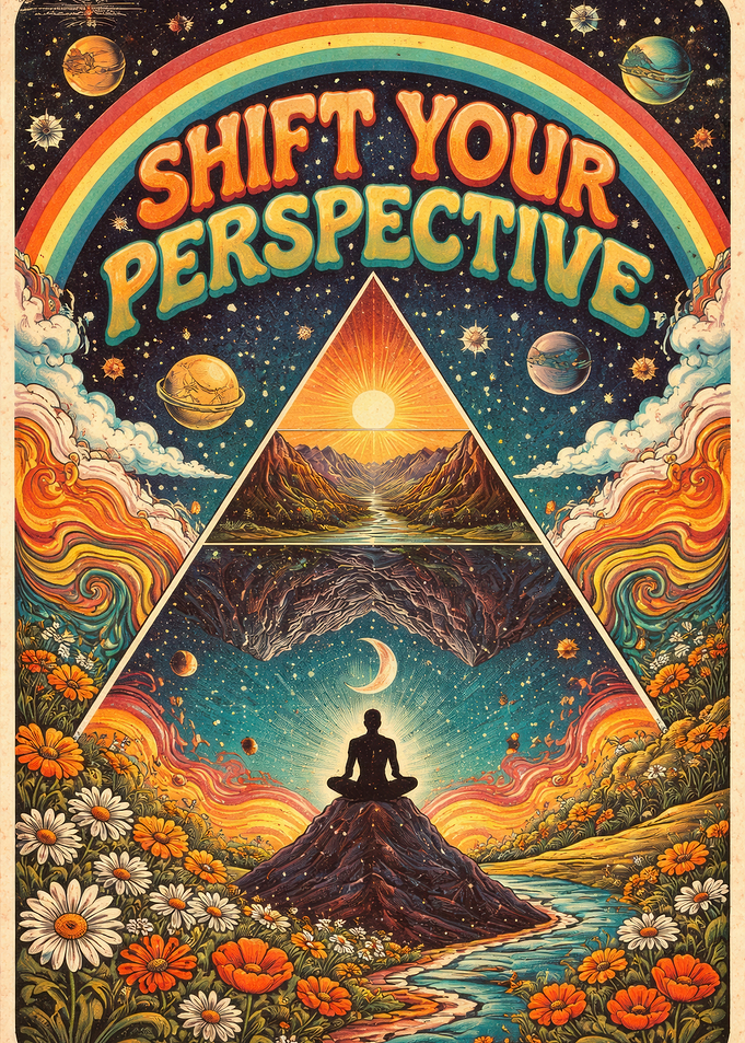 Shift Your Perspective Psychedelic Art