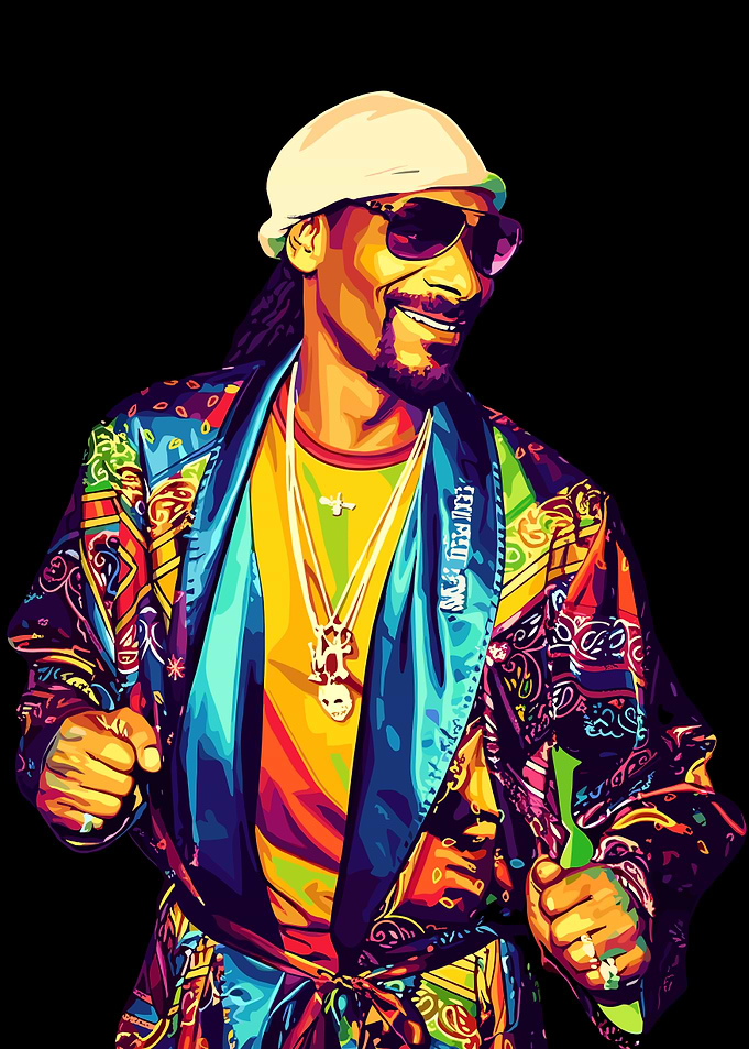 Snoop Dogg Pop Art Portrait