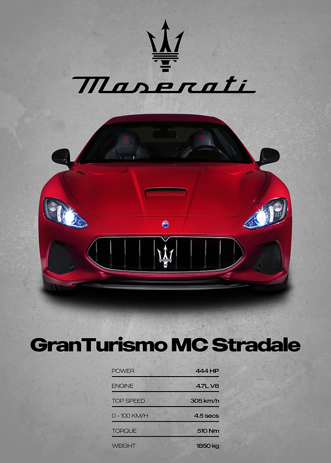 Maserati GranTurismo MC Stradale Poster