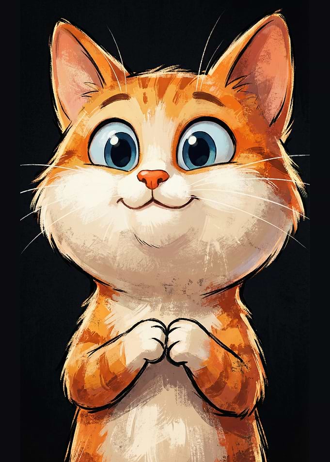 Cute Orange Tabby Cat