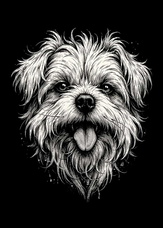 Maltese Dog Portait