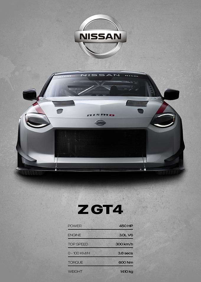 Nissan Z GT4 Race Car