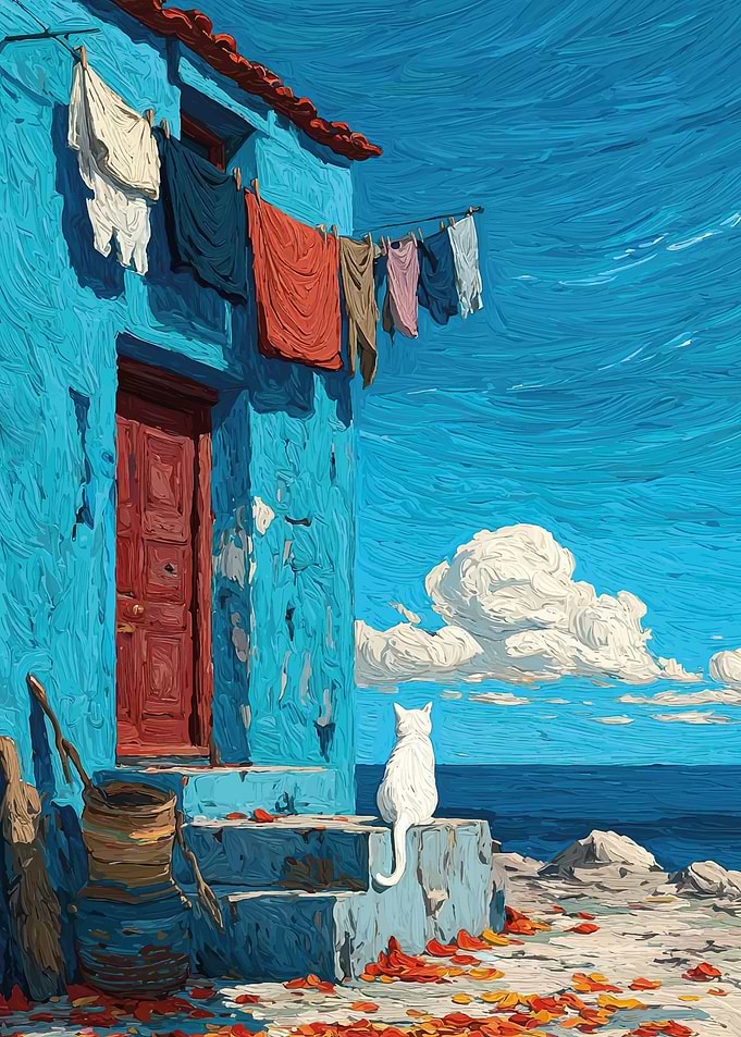 The Cat and the Blue Horizon