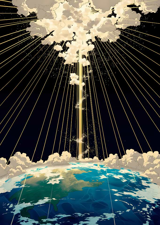 Divine Light Descends on Earth