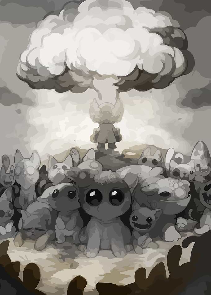Cute Creatures Under Nuclear Mushroom Cloud Mewgenics!