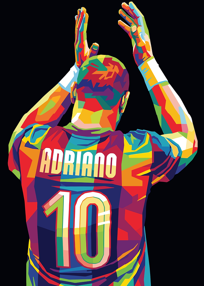 Adriano Pop Art Portrait