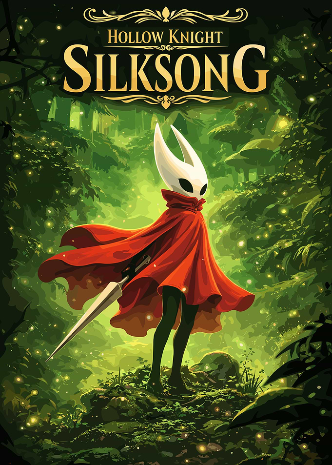 Hollow Knight Silksong Game Poster