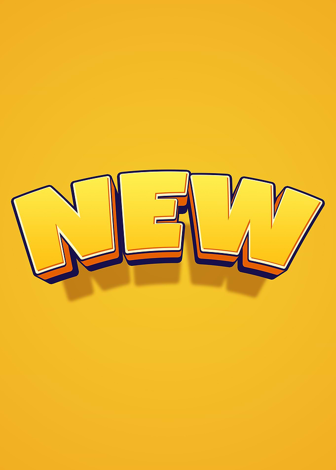 Bold 'NEW' Text Art