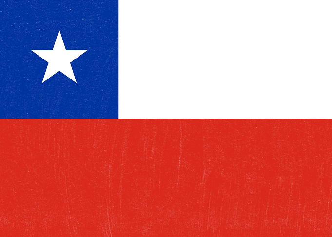 Chile Flag Distressed