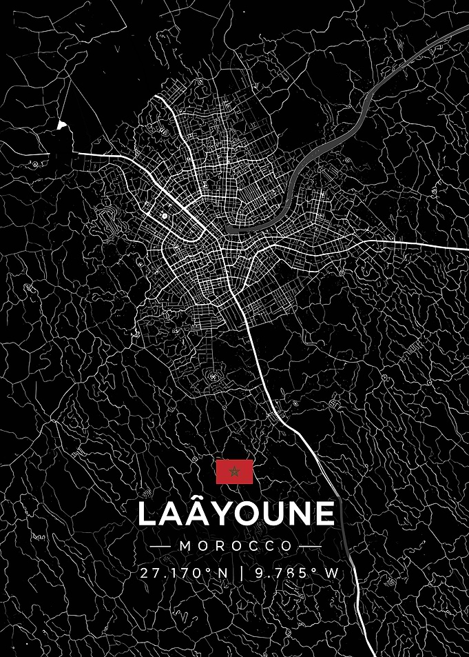 Laayoune Morocco Map