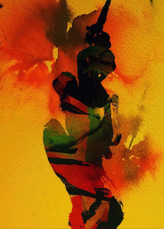Abstract Watercolor Splash