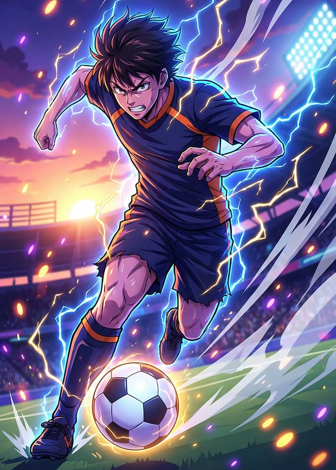Anime Soccer Player