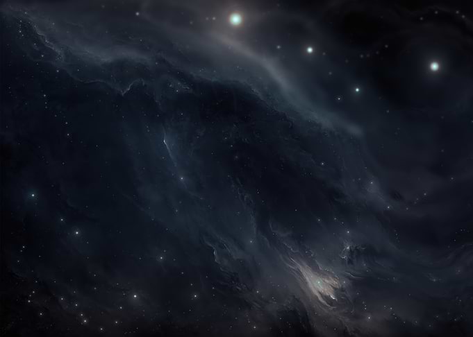 Deep Space Nebula with Stars