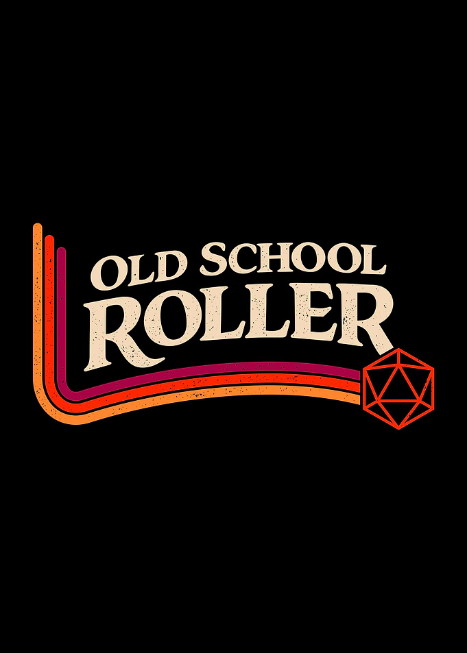 Old School Roller Retro RPG Dice