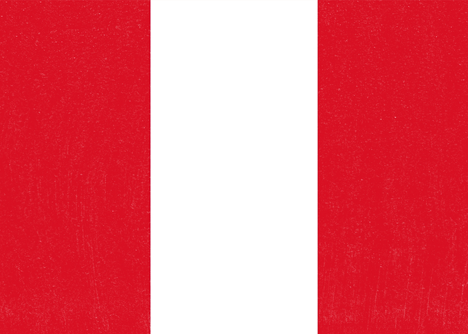 Peru Flag Distressed