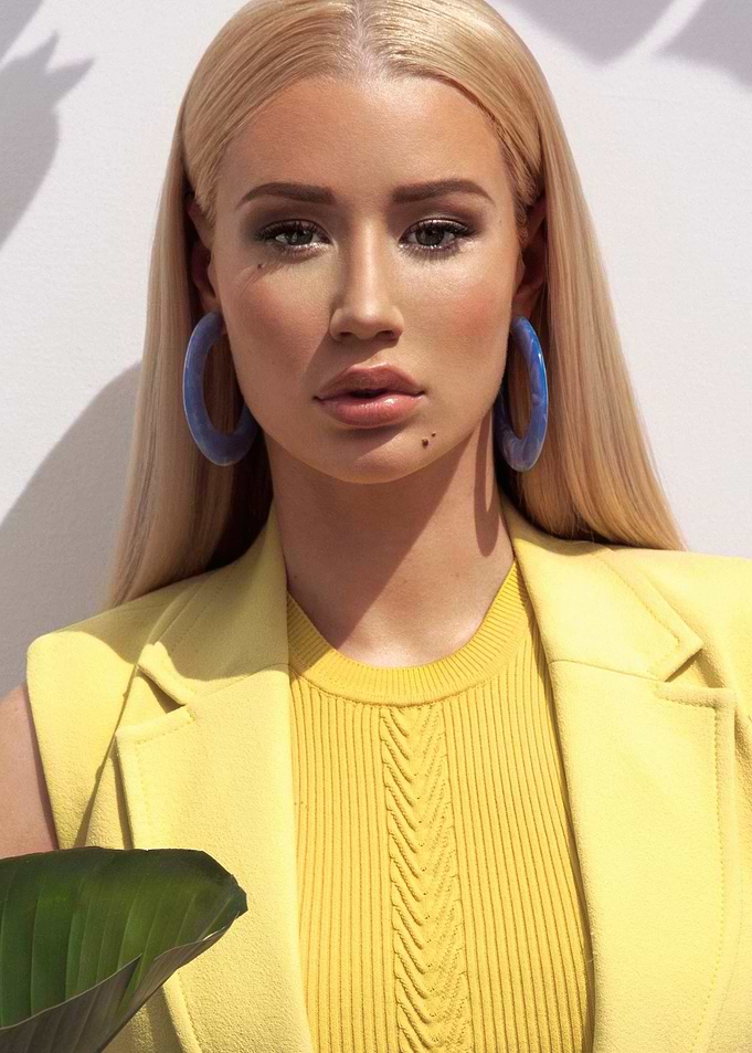 Iggy Azalea in Yellow Outfit
