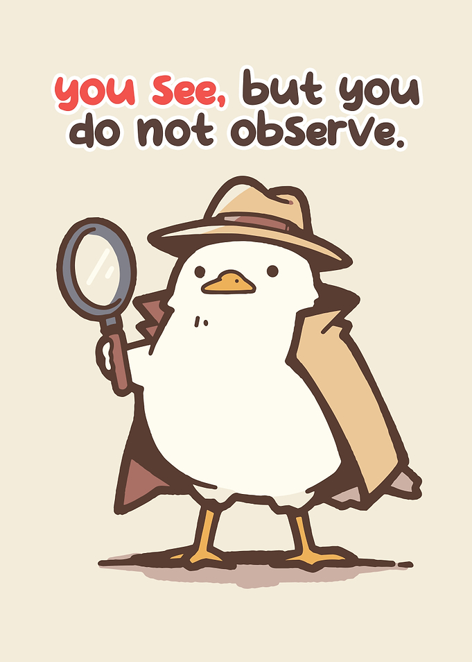 Detective Duck with Magnifying Glass