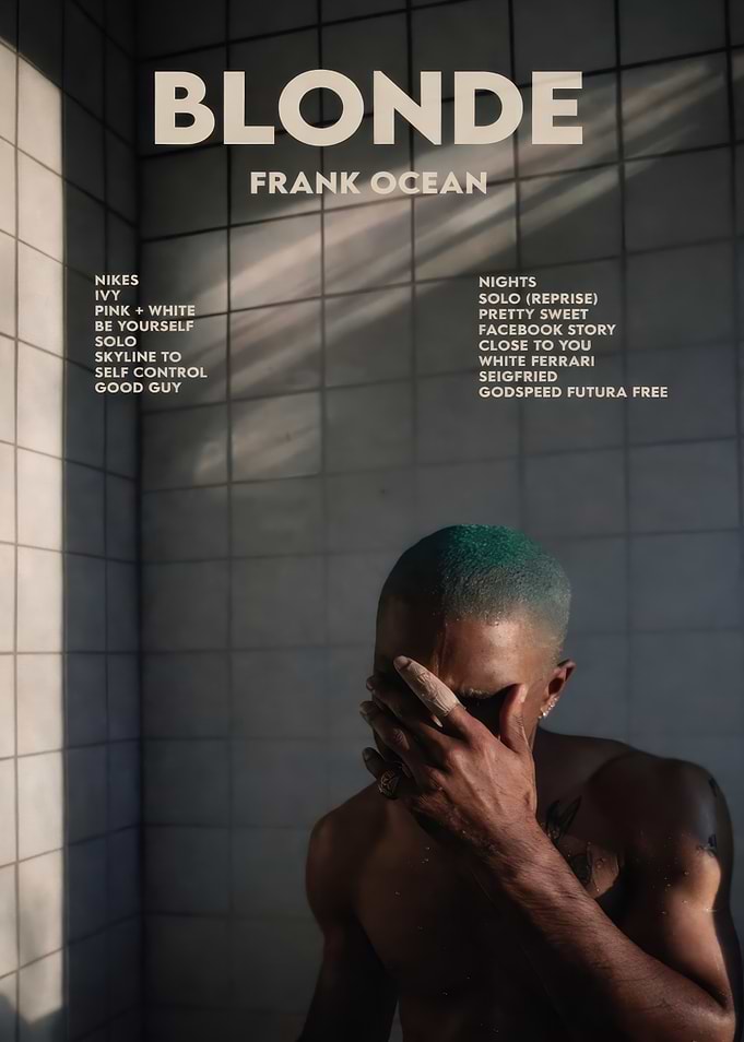 Frank Ocean Blonde Album Cover