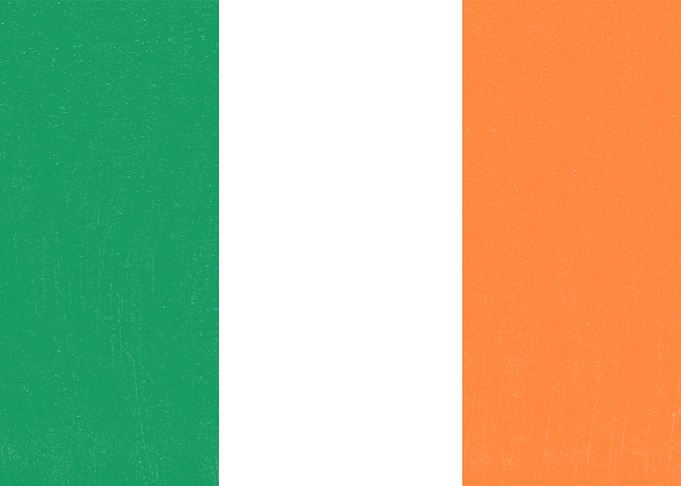 Ireland Flag Distressed