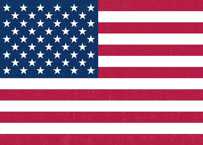 United States of America Flag Distressed