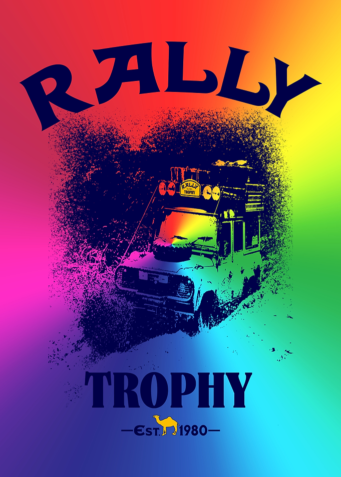 Rally Trophy Off-Road Vintage Poster
