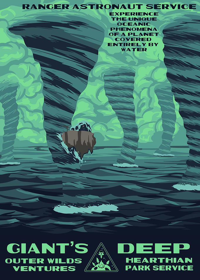 Giant's Deep Outer Wilds Ventures Poster