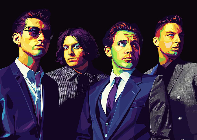 Arctic Monkeys Pop Art Portrait