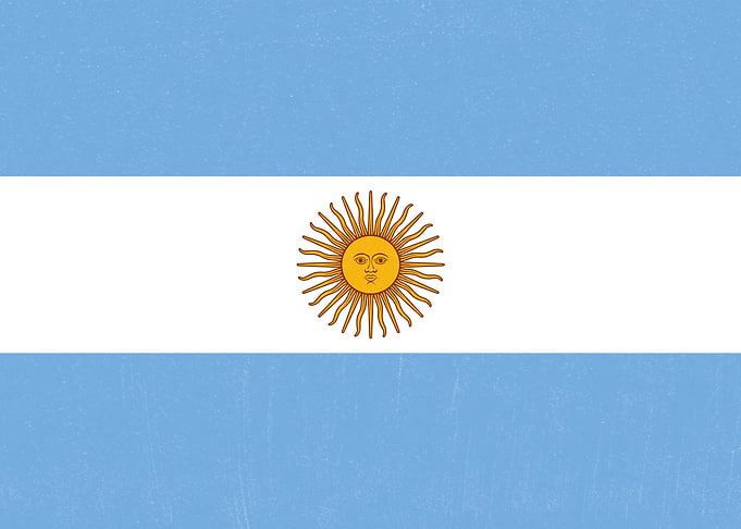 Argentina Flag Distressed