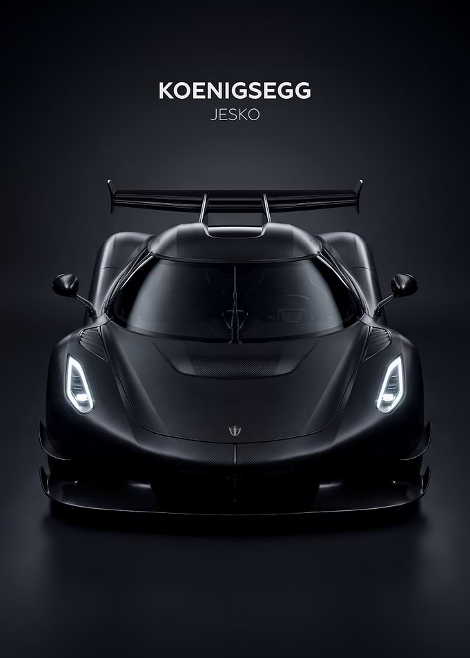Koenigsegg Jesko Black Hypercar