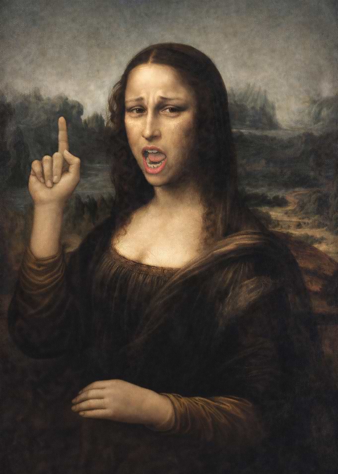 Annoying Mona Lisa
